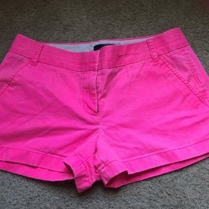 J. Crew Pink Chino Shorts